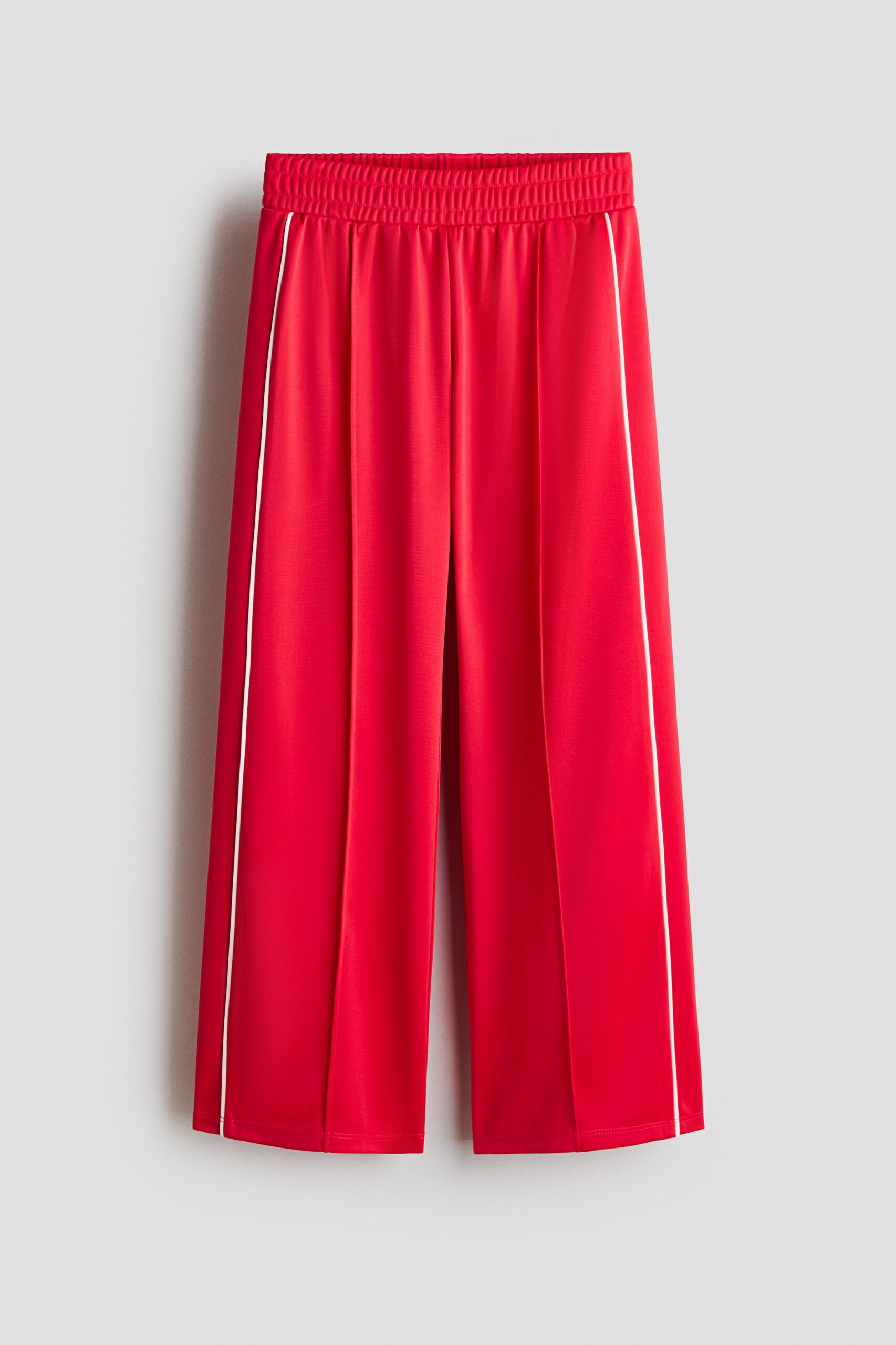 H & M - Wijde trackpants - Rood