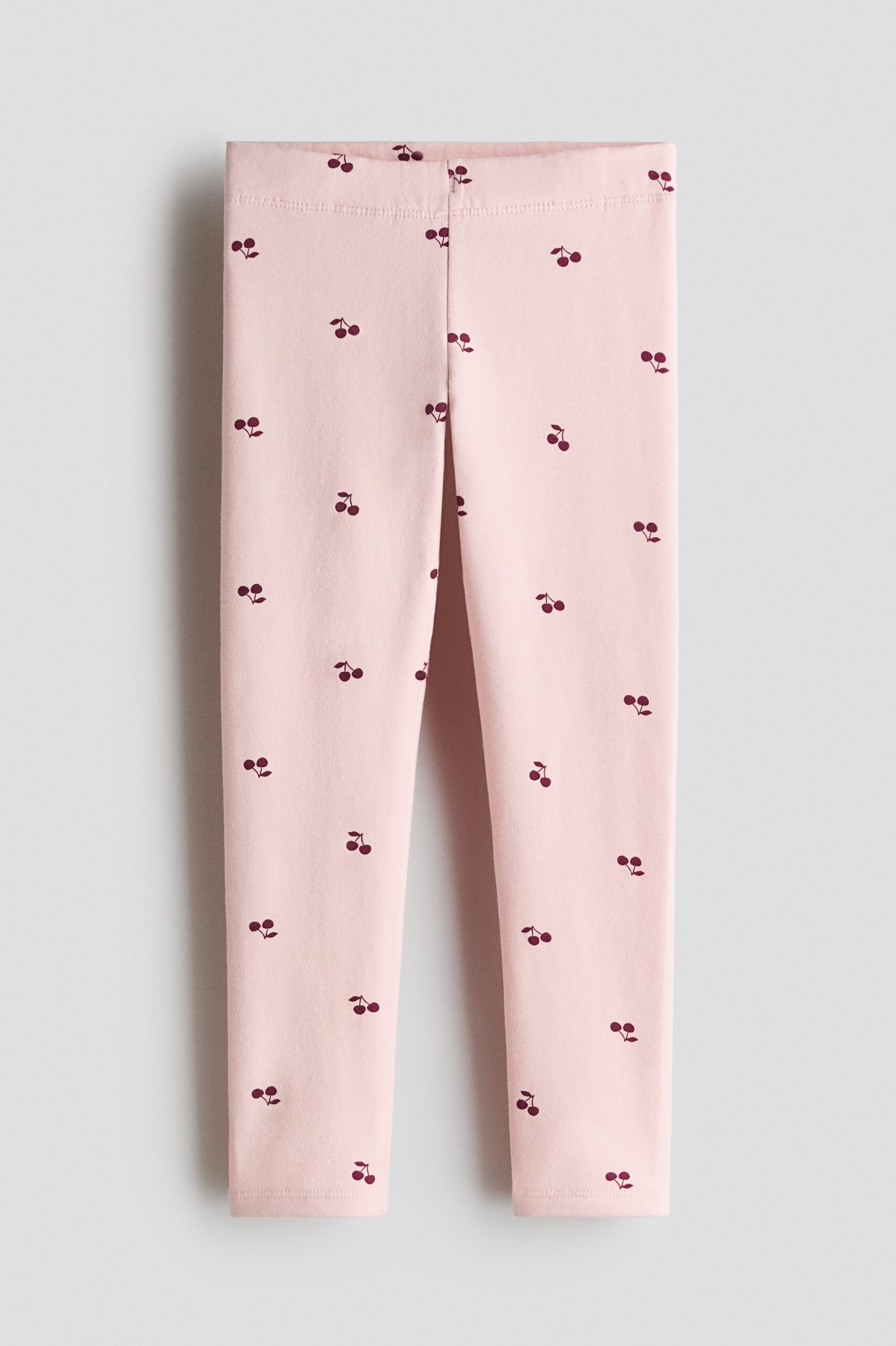 H & M - Legging met geruwde binnenkant - Dusty Lichtroze/Kersen