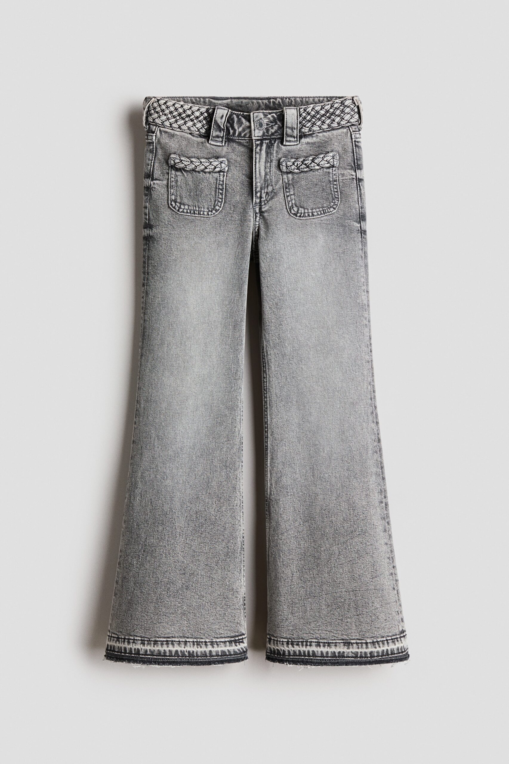 H & M - Flared jeans - Denimgrijs