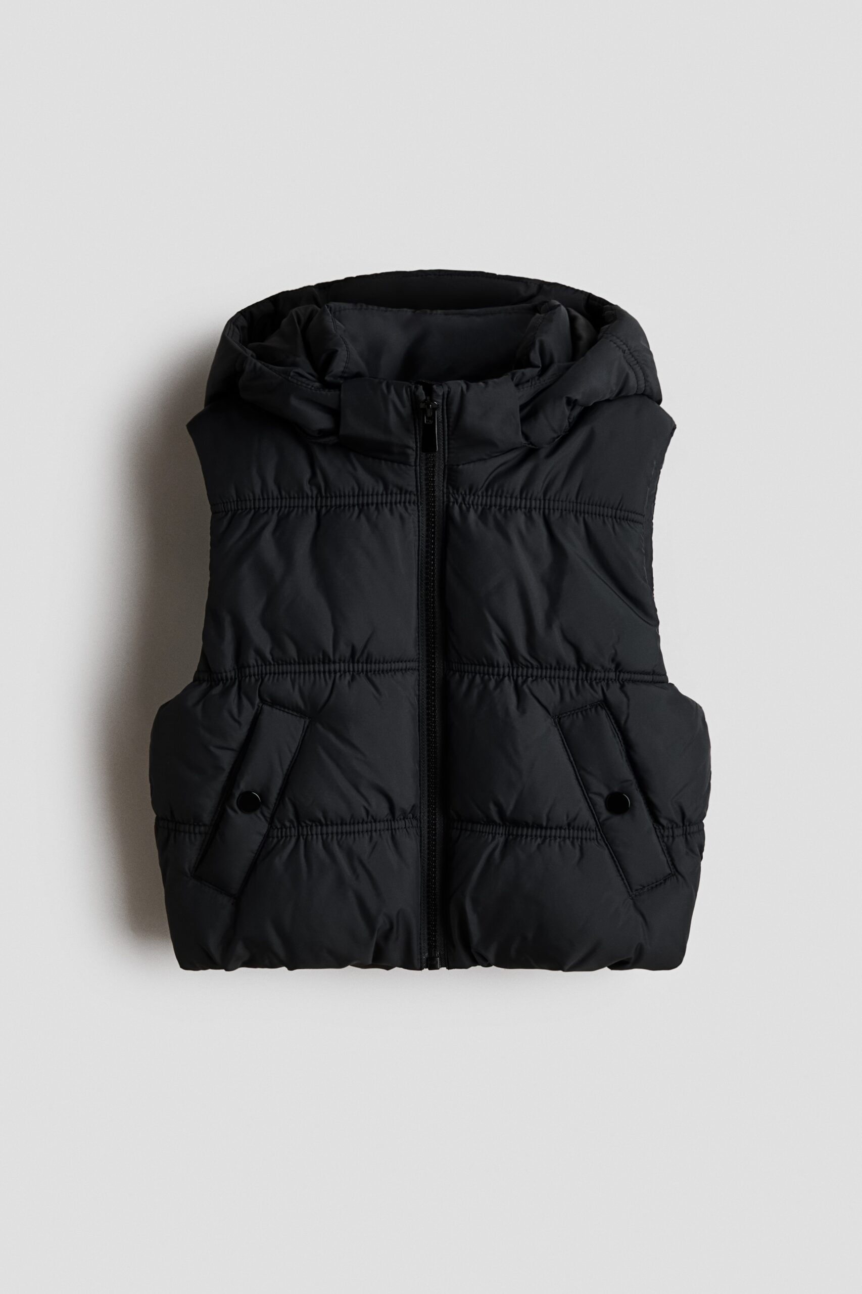 H & M - Gewatteerde bodywarmer - Zwart