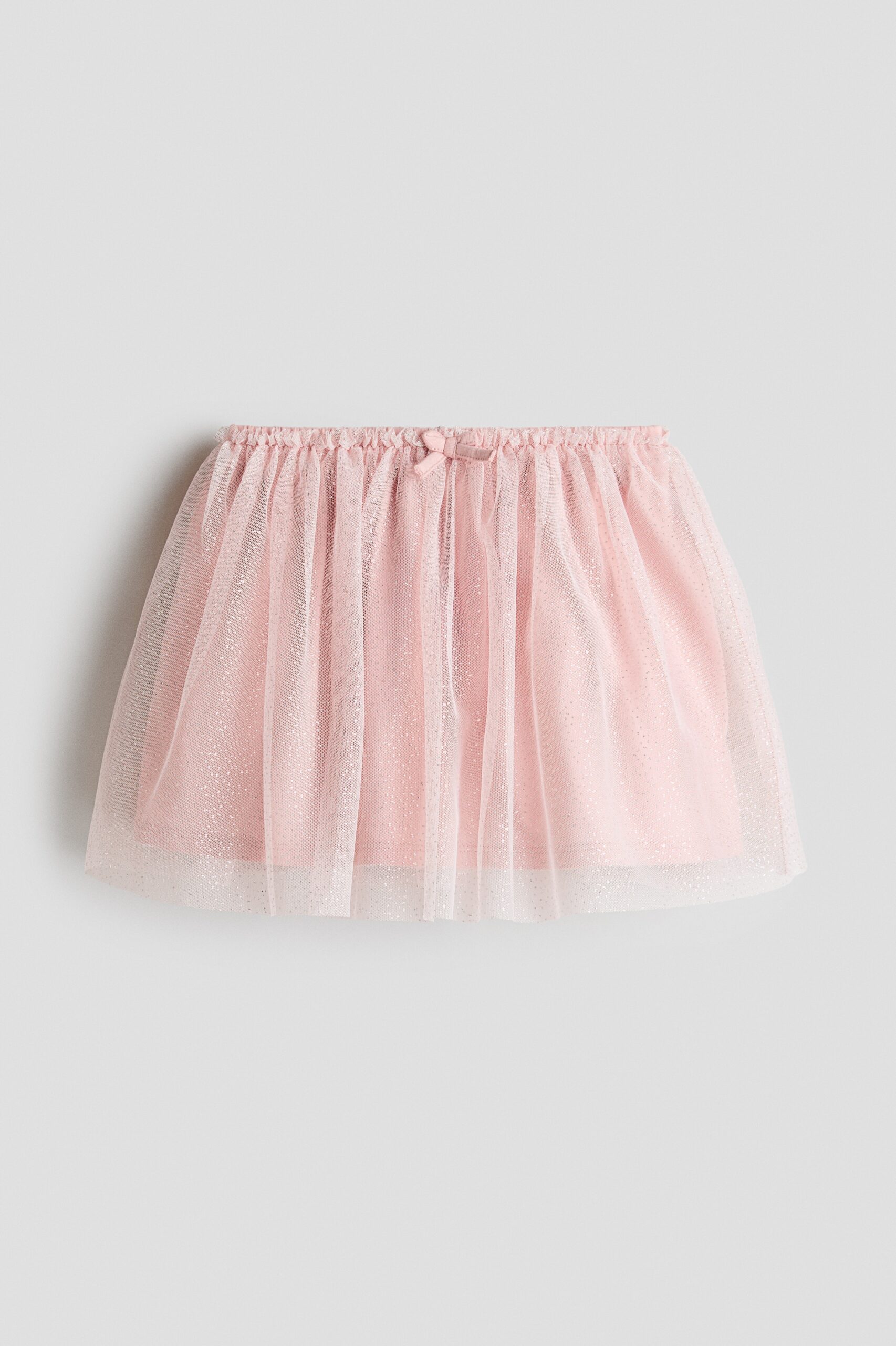 H & M - Glitterende tulen rok - Dusty Lichtroze
