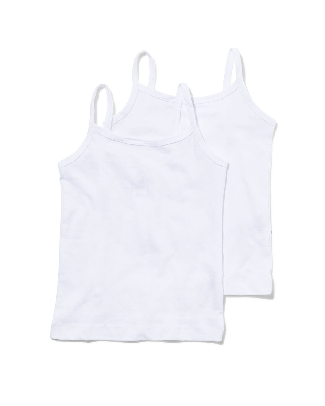 HEMA HEMA Meisjeshemden - 2 Stuks Wit