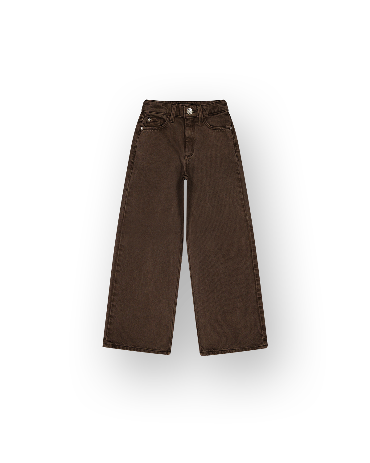 Meisjes Extra Wide Leg Jeans Monaco Color